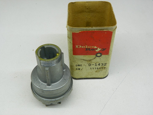 Delco Remy D-1432 1116607 Ignition Switch for 1960-1962 Chevrolet GMC Truck restoration. - Image 1