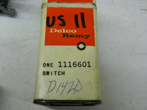 Delco Remy 1116601 Ignition Switch for 1965-1968 Flexible Trucks restoration. - Image 2