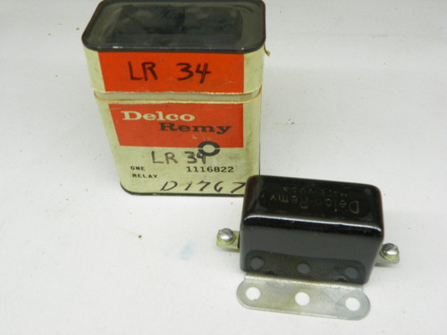 Delco Remy 1116822 Relay NOS for vintage auto electrical restoration. - Image 1