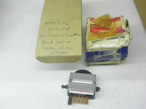 Delco Remy 1995286 Interior Lamp Dimmer Switch for 1983-1988 Buick Century Electra LeSabre restoration. - Image 1