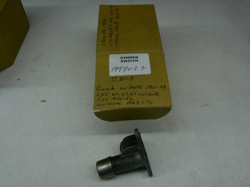 Delco Remy 1997037 Headlight Dimmer Switch for 1961-1970 GM Manual Transmission restoration. - Image 1