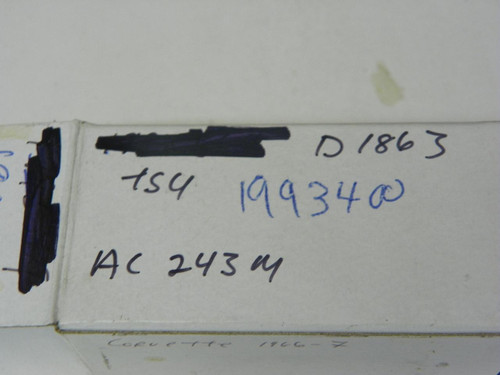 AC Delco AC243M Engine Coolant Temperature Warning Light Switch for 1966-1967 Chevrolet Corvette restoration. - Image 2