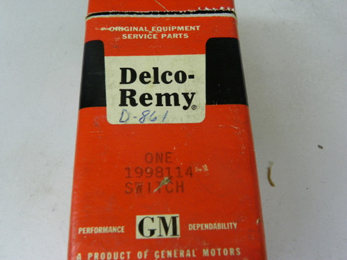 Delco-Remy 1998114 Brake Light Switch for 1954 Oldsmobile Power Brakes restoration. - Image 2