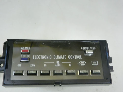 Delco Electronics 1225515 Electronic Climate Control Head for 1982-1985 Cadillac Eldorado Diesel restoration. - Image 2