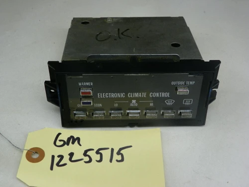 Delco Electronics 1225515 Electronic Climate Control Head for 1982-1985 Cadillac Eldorado Diesel restoration. - Image 1
