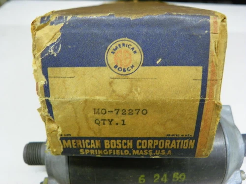 American Bosch MO-72270-A Power Seat Motor for 1959-1960 GM Passenger Cars restoration. - Image 2