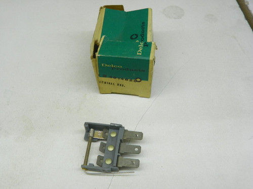Delco 4914620 Wiper Motor Terminal Board for 1965-71 Chevrolet Oldsmobile Chevelle Camaro restoration. - Image 1