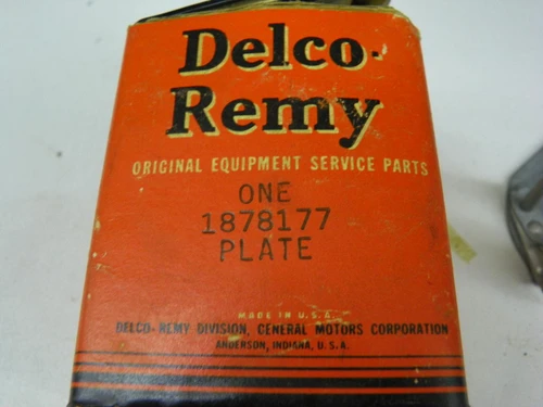 Delco-Remy 1878177 Generator Brush Plate for 1940-1948 Chevrolet Cars Trucks restoration. - Image 2