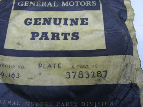 General Motors 3783287 Transmission Steel Clutch Plate NOS for vintage transmission restoration. - Image 2