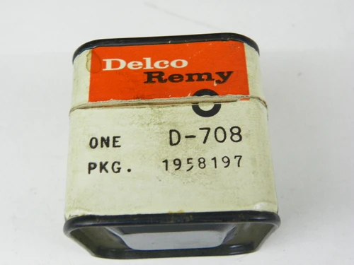 Delco Remy D-708 1958197 Alternator Brush Set for 1963-1972 GM 10DN externally regulated alternators restoration. - Image 2