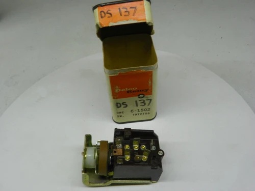 Delco Remy 1972306 C1502 Headlight Switch for 1963-1967 Chevrolet Pontiac Oldsmobile Buick restoration. - Image 1