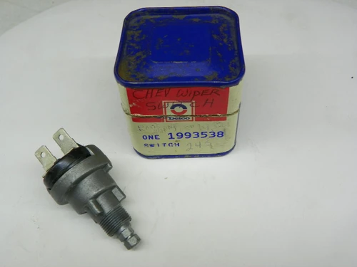 Delco 1993538 Windshield Wiper Switch for 1959 1961 Oldsmobile 2-Speed Wipers restoration. - Image 1