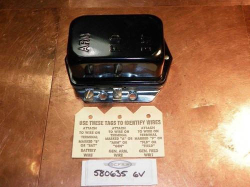 Chrysler Hudson Packard fits many (see desc) NOS Voltage Regulator 6V 35A 580635. Shop vintage car parts at ocpnw.com!