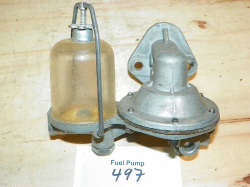 497 Mechanical Fuel Pump 1937-1940 Nash Lafayette Glass Bowl 1523640 Rebuilt.  Shop vintage car parts at ocpnw.com!