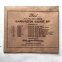 Ford 21A-18352 Carburetor Gasket Kit 1942-1948 NOS. Shop vintage car parts at ocpnw.com!