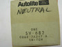 Vintage MOTORCRAFT SW-682 Neutral Safety Switch 1968-1970 Ford Van/Car Column Shift (NOS)