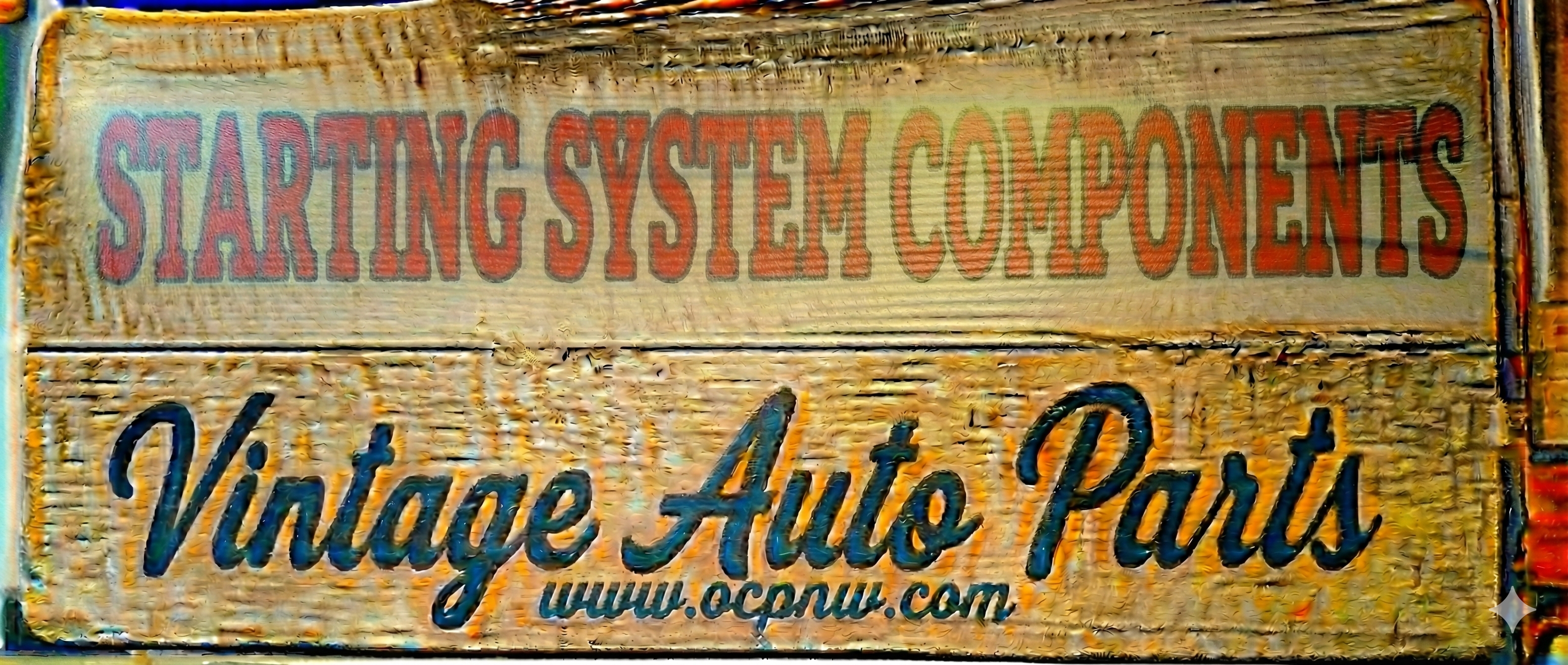 Starting System Components