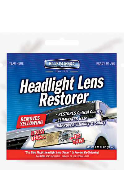 BlueMagic .75oz Headlight Lens Restorer Pack 100 725PK