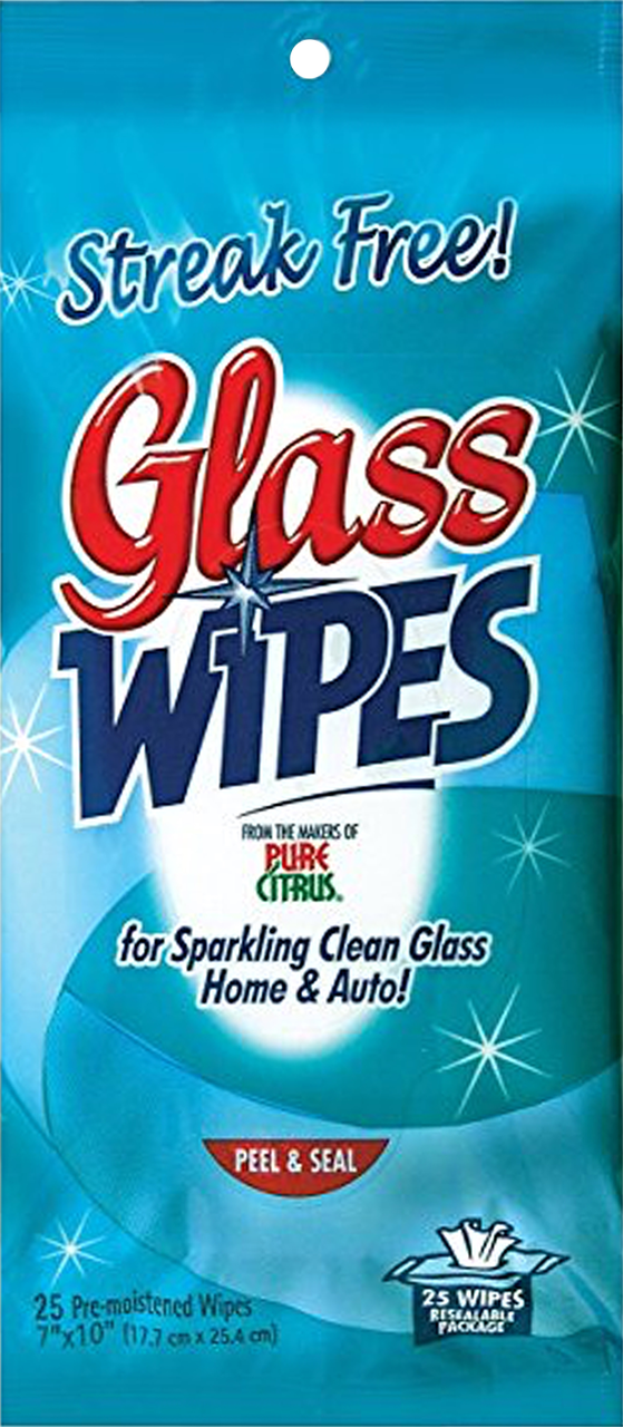 BlueMagic Glass Wipes, 25 Cnt 19456-12
