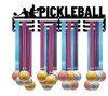 Pickleball "Medal Holder" to Display Your Pickleball Medals - THREE ROWS - Holds Dozens of Medals! 
