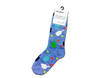 Pickleball Men's Pickleball Novelty Dress Socks - Supreme Comfort - Light Blue 