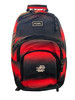 Fuel "Sport Tier" Backpack - Multi-Compartment Storage - Will hold multiple Pickleball paddles and sports gear - Red Ombre