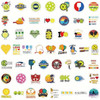 Pickleball Stickers | 50 pcs.| Pickleball Waterproof Vinyl Stickers For Water Bottles, Laptop, Luggage | Almost Anywhere!