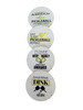 "(4) Pickleball Plastic Cups" & (4) Pickleball Coasters - Combo - Each - Featuring Unique Pickleball Theme Designs