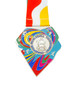 Pickleball Medal - SILVER - 3" Pickleball Medal Award with Free - Brightly Colored Ribbon Pickleball Medal - SILVER - 3" Pickleball Medal Award with Free - Brightly Colored Ribbon