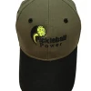 CLOSEOUT SALE - Brushed Cotton Twill Pickleball Ball Cap - "Olive" with Contrasting Visor in "Black"