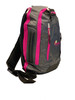 Active Crossbody Backpack – Graphite w/ Magenta Trim - Multiple Pockets - Perfect for Pickleball!