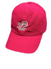 Durable Laundered Chino Twill Pickleball Cap - Embroidered/Adjustable - Fuchsia