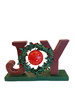 Christmas "JOY" Wooden Sign - Tabletop Decoration w/ Miniature Pickleball - Pickleball Marketplace Christmas "JOY" Wooden Sign - Tabletop Decoration w/ Miniature Pickleball - Pickleball Marketplace