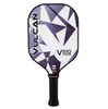 The Vulcan V510 Hybrid Pickleball Paddle has a traditional shape that's perfect for mixing things up on court and adapting to any scenario.