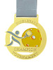 Pickleball Medals, Set of 3 - Gold, Silver & Bronze - 3" Pickleball Medal Award with Free Ribbon 