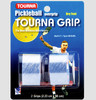 The proprietary technology of Tourna Grip enables moisture to wick through the grip instead of back onto your hand which creates slippage. Most other tacky grips slip as soon as the grip gets wet with sweat. 