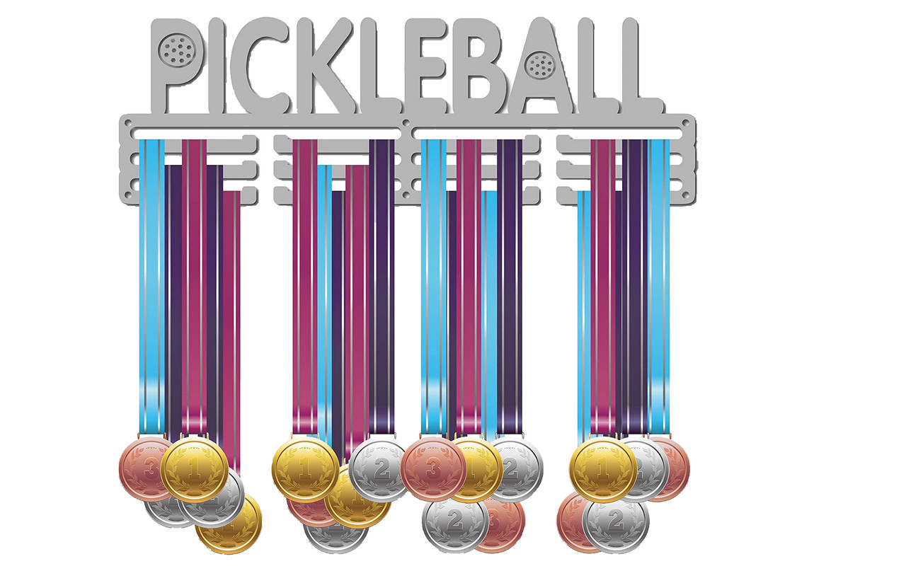 Pickleball "Medal Holder" to Display Your Pickleball Medals THREE