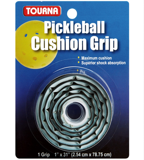 Tourna - "Pickleball Cushion Grip - BLACK" for Pickleball Paddles | Provides A Plush Shock Absorbing Replacement Grip For Your Pickleball Handle! 