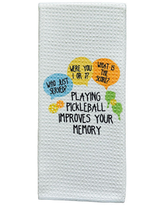 Premium Pickleball Kitchen Towel "2-Pack" - The Perfect Gift For Any Pickleball Enthusiast!  Premium Pickleball Kitchen Towel "2-Pack" - The Perfect Gift For Any Pickleball Enthusiast!