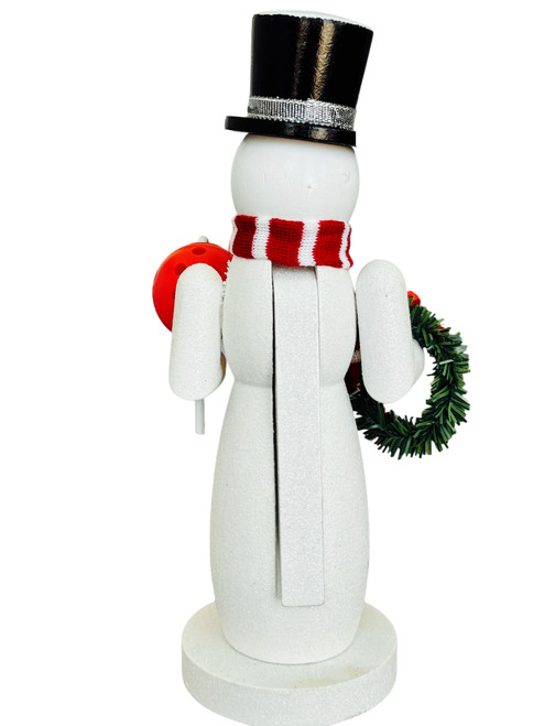 10" Glitter Pickleball Snowman Nutcracker - Accent Your Tables With This Iconic Nutcracker  10" Glitter Pickleball Snowman Nutcracker - Accent Your Tables With This Iconic Nutcracker