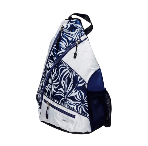 Ladies Printed Pickleball Sling Bag - "Island Breeze" - New - Designed Expressly for Pickleball 