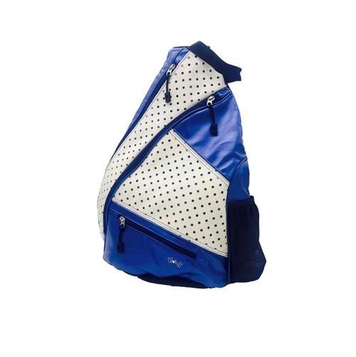 Ladies Printed Pickleball Sling Bag - "Ocean Key" - New - Designed Expressly for Pickleball