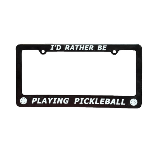 LOVE Pickleball -  Vanity Plate & License Plate Frame Combo! | Perfect for Pickleball Players