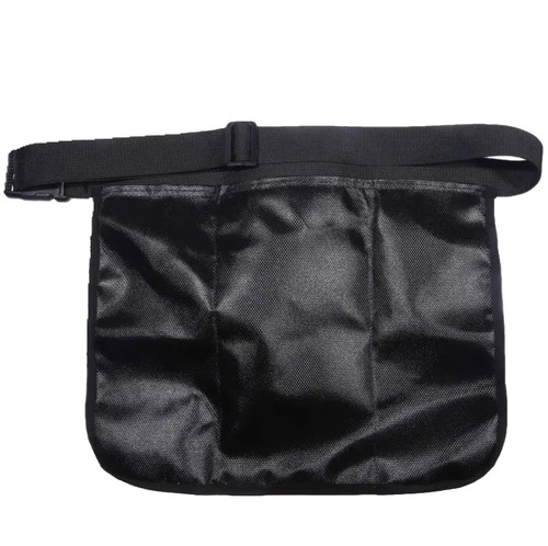 Pickleball Ball Holder Band - Adjustable Waist Pouch Bag with Mesh - Holds Up to 8 Pickle Balls or Tennis Balls 