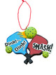 Collectible - Pickleball Inspired "Dink/Dink SMASH" Hanging Ornament w/ Gift Box