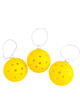 Box of 3 Hanging Pickleball Balls | Christmas Tree Ornaments  w/ Gift Box | Adds "Pickleball Vibes" To Your Holiday Decor