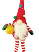 15" Gnome Pickleball Plush Shelf Sitter w/ Dangling Legs - Makes A Charming Holiday Accent
