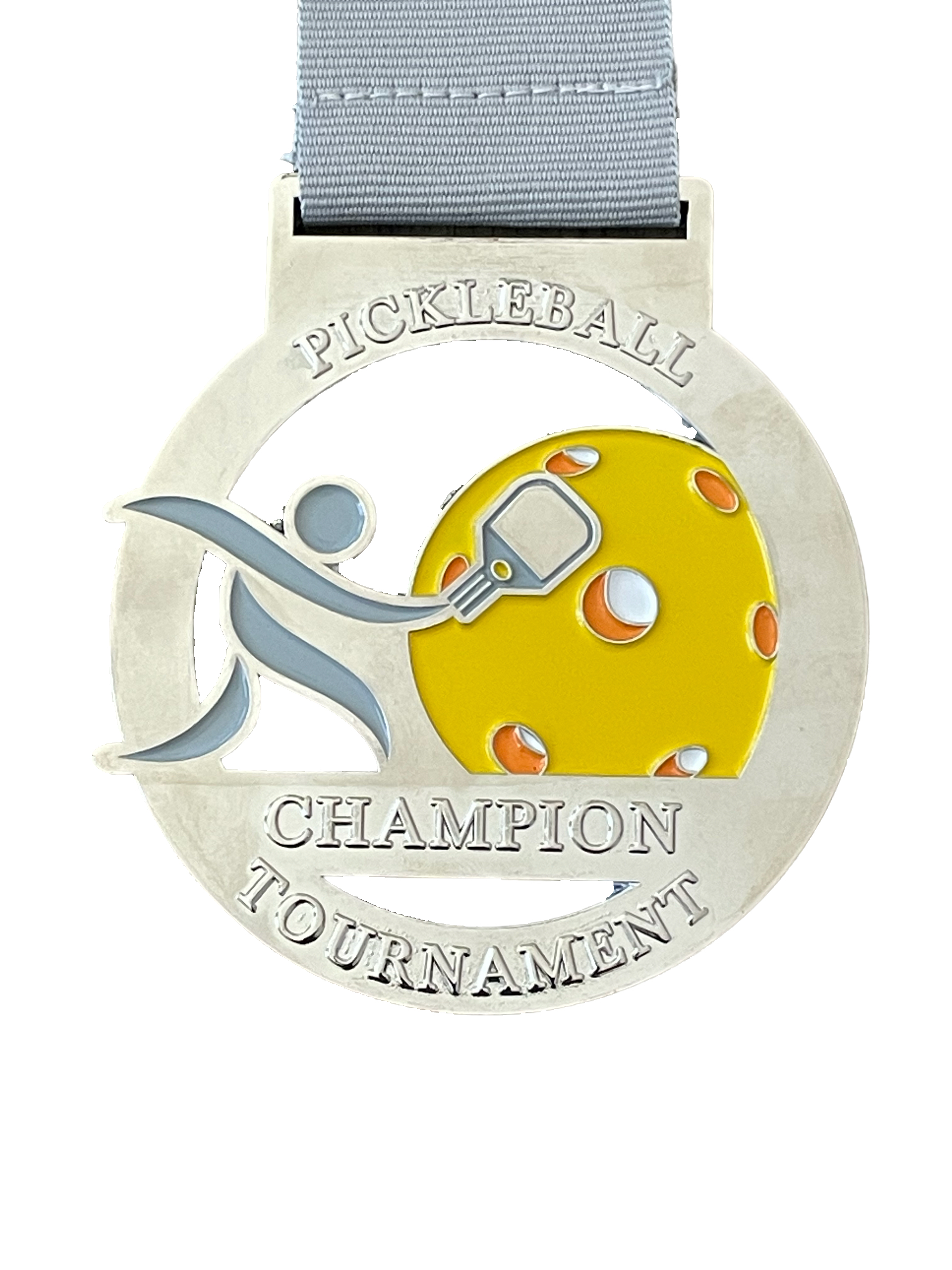 Pickleball Medals, Set of 3 - Gold, Silver & Bronze - 3