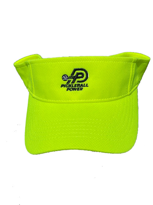 Fashion Cloth Visor "MoistureWicking" Neon Yellow Adjusts To Any