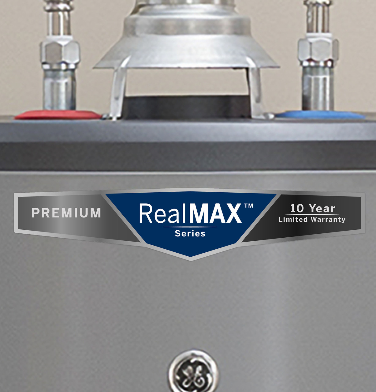 GE RealMAX Premium 40-Gallon Short Natural Gas Atmospheric Water